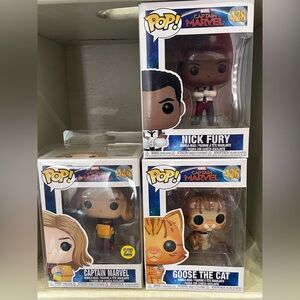 Captain Marvel Funko POP! Lot